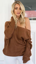Sexy Deep V Neck Knitting Sweater - Oh Yours Fashion - 3