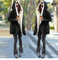 Hooded Thick Slim Casual Plus Size Mid-length Coat - Oh Yours Fashion - 5