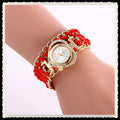 Personality Crystal Heart Adjustable Woven Watch - Oh Yours Fashion - 2