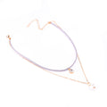 Colorful Lint Pearl Multilayer Necklace - Oh Yours Fashion - 5