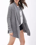 Leisure Hollow-Out Irregular Ladies Knitted Cardigan - Oh Yours Fashion - 5