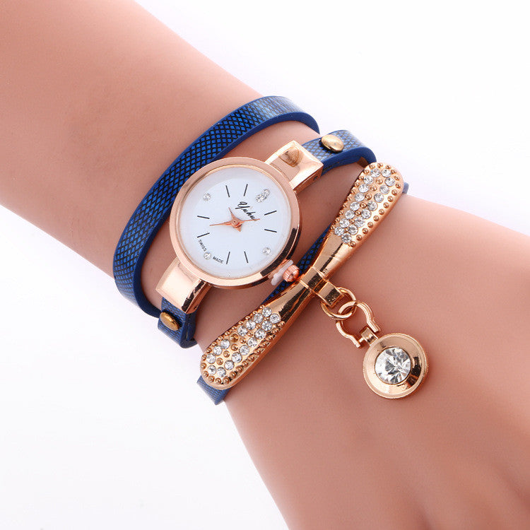 Round Crystal Pendant Fashion Watch - Oh Yours Fashion - 9