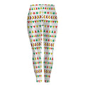 Women Digital Color Print Mid Waist Skinny Christmas Party Legging