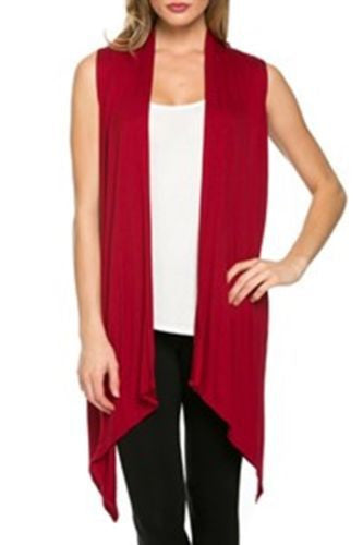 Simple Fashion Sleevelss Long Cardigan - Oh Yours Fashion - 7