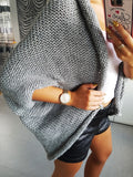 Thick Knitting Irregular Sweater Cardigan - Oh Yours Fashion - 4