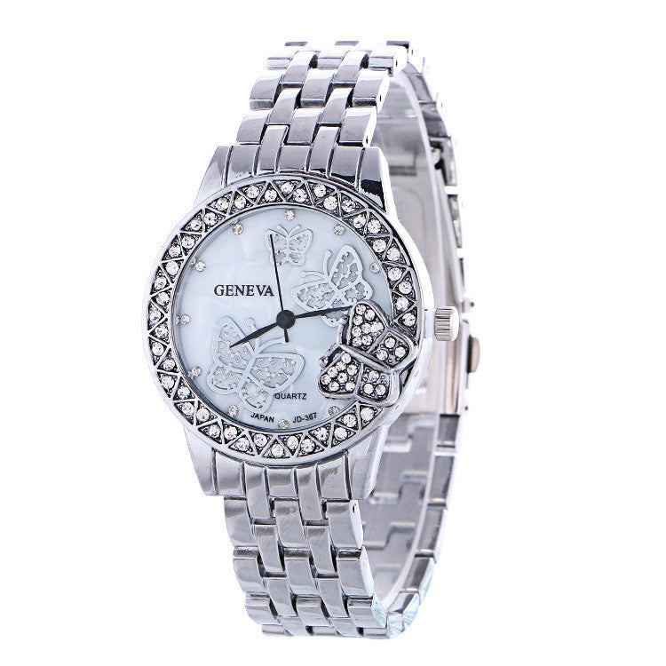 Fashion Butterfly Crystal Alloy Watch - Oh Yours Fashion - 1