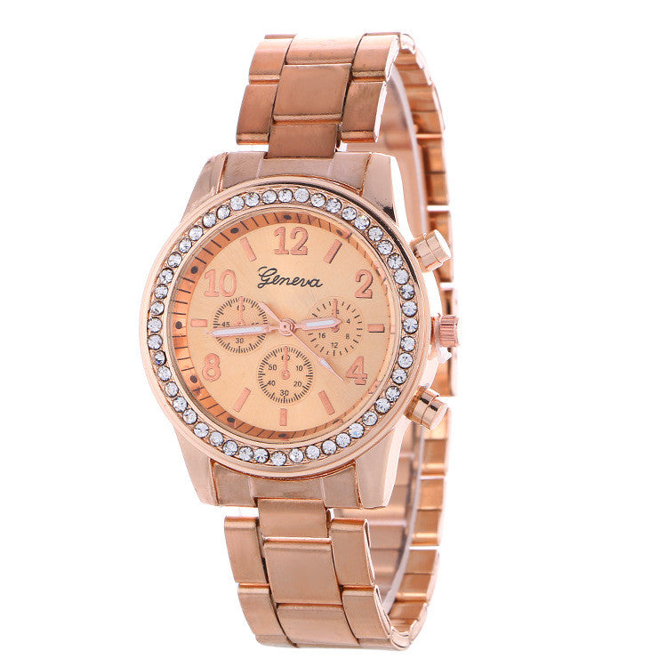 Fashion Alloy Strap Crystal Watch - Oh Yours Fashion - 3