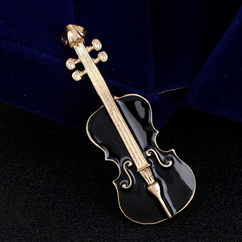 ViolinMusic Keyboard Instrument Combination Brooch - Oh Yours Fashion - 3