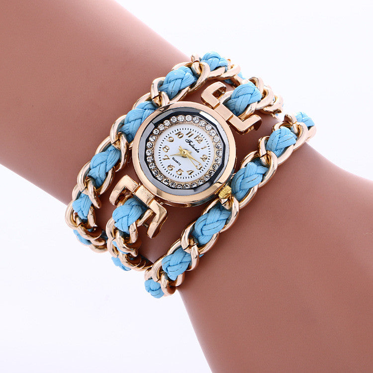 Bohemia Style Woven Alloy Chain Watch - Oh Yours Fashion - 1