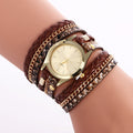 Snake Print Woven Wrap Bracelet Watch - Oh Yours Fashion - 3