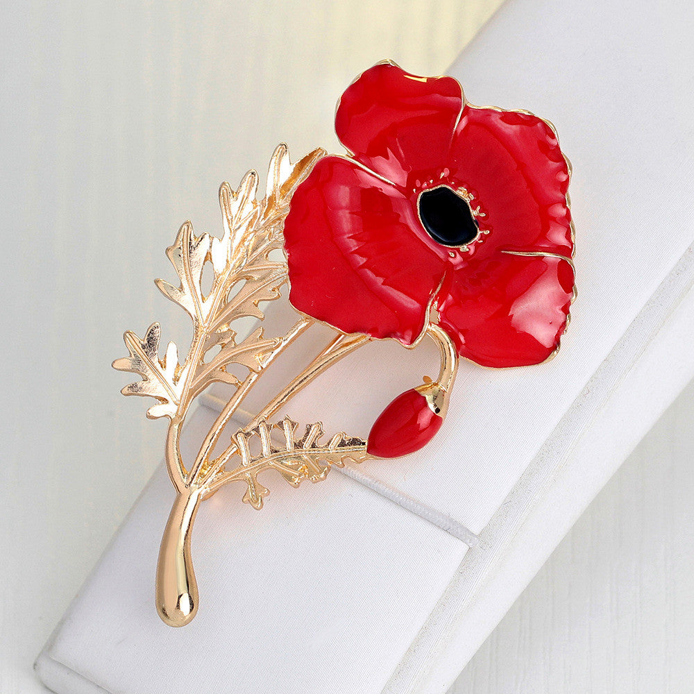 Beautiful Carnation Red High-grade Brooch - Oh Yours Fashion - 2