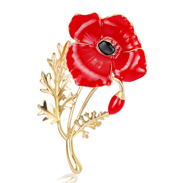 Beautiful Carnation Red High-grade Brooch - Oh Yours Fashion - 1