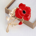 Beautiful Carnation Red High-grade Brooch - Oh Yours Fashion - 3