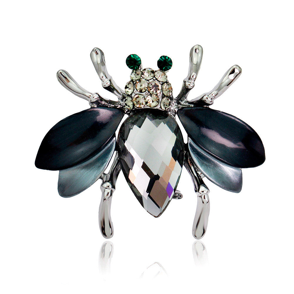 Cute Crystal Little Bee Brooch - Oh Yours Fashion - 4