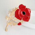 Beautiful Carnation Red High-grade Brooch - Oh Yours Fashion - 4