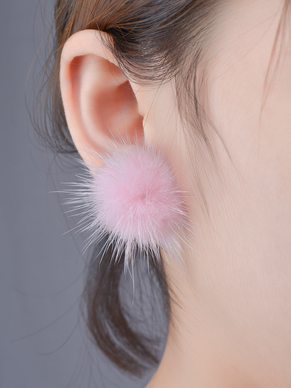 Sweet Furry Ball Women's Earrings - Oh Yours Fashion - 4