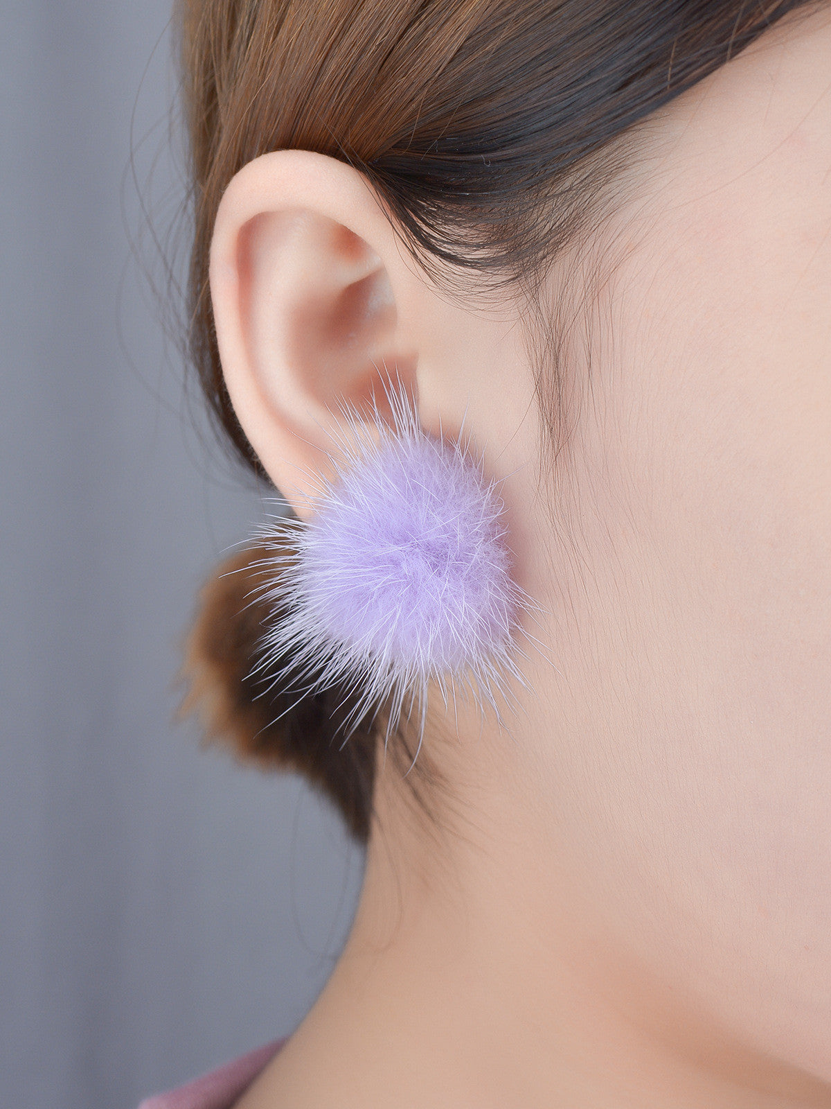 Sweet Furry Ball Women's Earrings - Oh Yours Fashion - 5