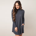 Fashion Loose Style Ribbed-Knit Short Sweater Dress - Oh Yours Fashion - 8