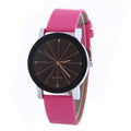 Simple Fashion Crystal Leather Watch - Oh Yours Fashion - 7