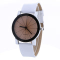 Simple Fashion Crystal Leather Watch - Oh Yours Fashion - 3