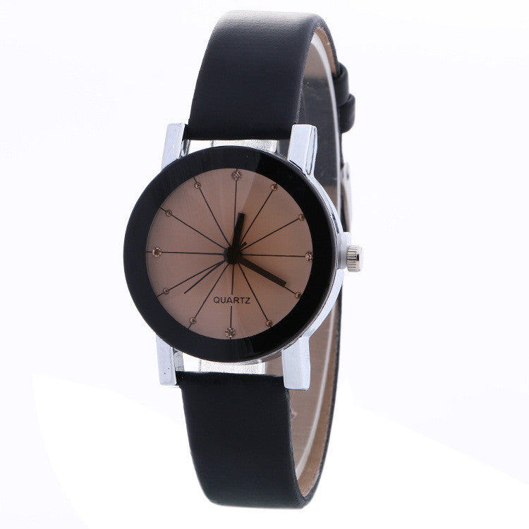 Simple Fashion Crystal Leather Watch - Oh Yours Fashion - 13
