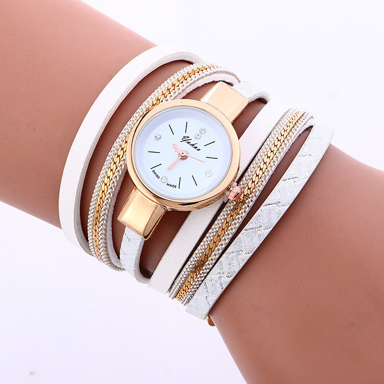 Retro Style Twine Bracelet Watch - Oh Yours Fashion - 1