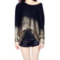 Bat Sleeve Scoop Loose Sequins Sweater - Oh Yours Fashion - 3