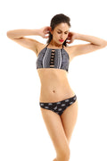 Sexy Halter Printed Two Pieces Swimwear Bikini - Oh Yours Fashion - 7