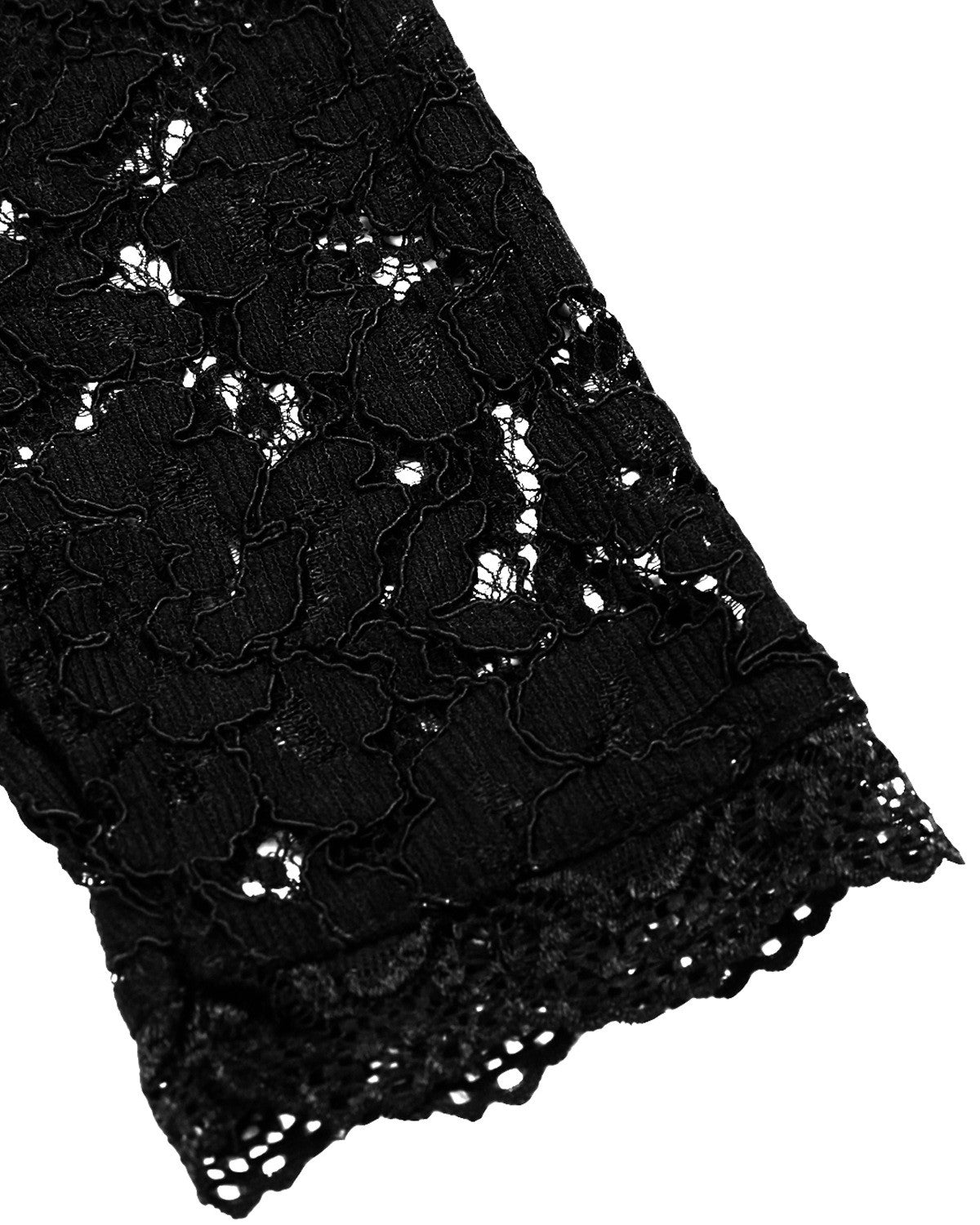 Sexy Black Lace Patchwork Bodycon Long Mermaid Dress - Oh Yours Fashion - 8