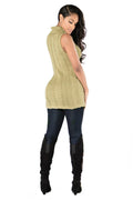 Fashion Sexy High-Neck Sleeveless Sweater - Oh Yours Fashion - 8