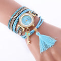 Key Tassel Multilayer Woven Watch - Oh Yours Fashion - 5