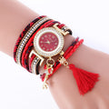 Key Tassel Multilayer Woven Watch - Oh Yours Fashion - 2