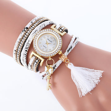 Key Tassel Multilayer Woven Watch - Oh Yours Fashion - 1