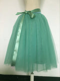 Fashion Multi-layer Pure Color A-line Tulle Skirt - Oh Yours Fashion - 7