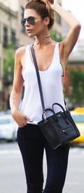Sleeveless Scoop Casual Pure Color Sexy Vest - Oh Yours Fashion - 3