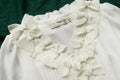 Princess A-line Bowknot Half Sleeves Ruffles Long White Dress - OhYoursFashion - 7