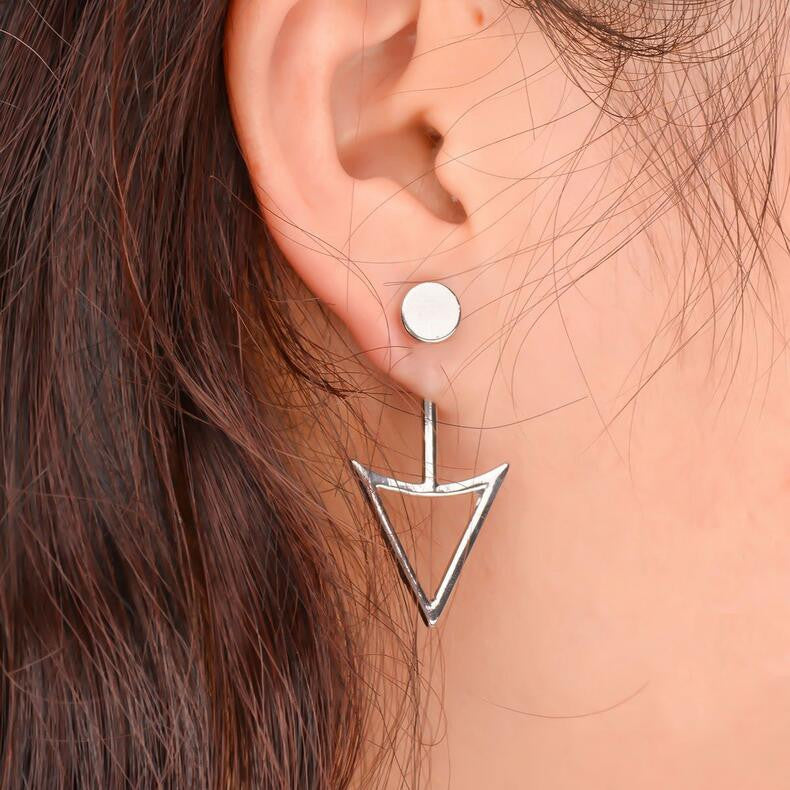 Unique Triangle Women's Earrings - Oh Yours Fashion - 1