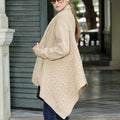 Cardigan Loose Upset Asymmetric Pure Color Sweater - Oh Yours Fashion - 1