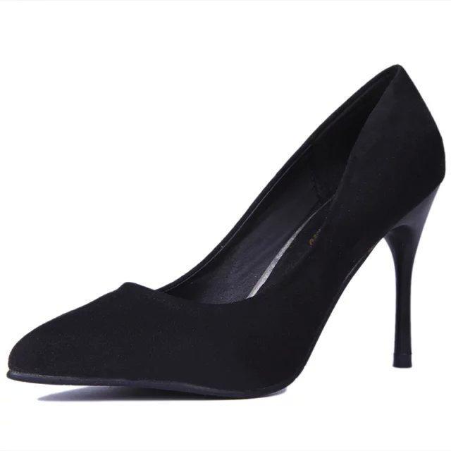 Pointed Toe Low Cut Stiletto High Heels Party Shoes