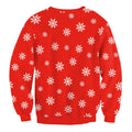 Reindeer Snow Digital Print Women Christmas Party Sweatshirt