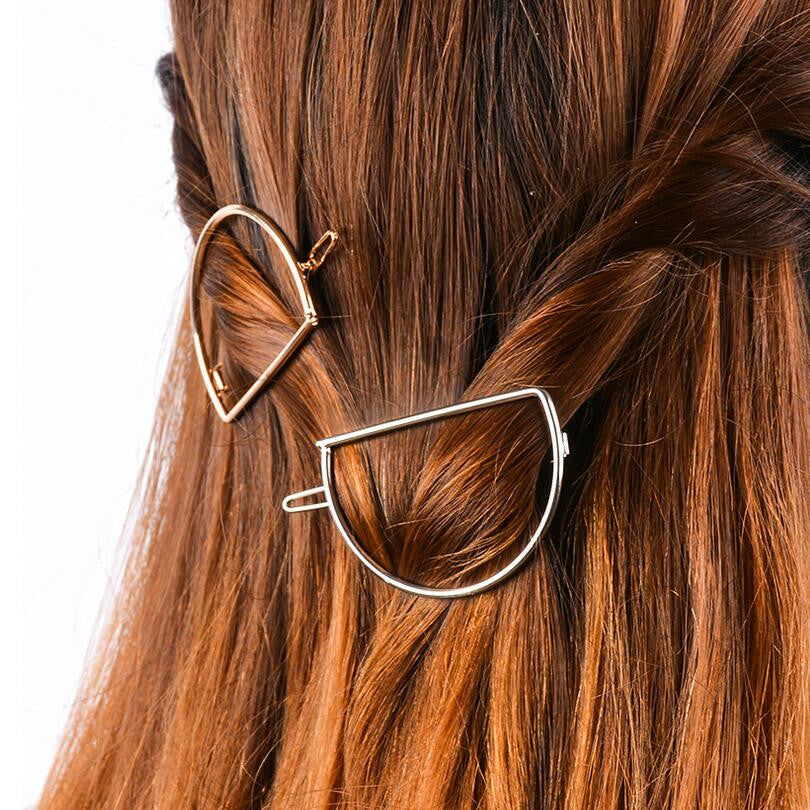 Simple D Shape Women's Hairpin - Oh Yours Fashion - 1