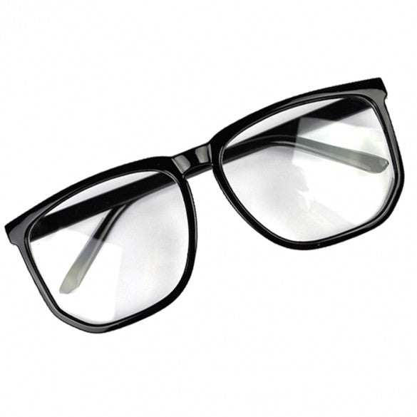 Oversized Tortoise Shell Retro Nerd Geek Black Clear Lens Plain Glasses - Oh Yours Fashion - 2