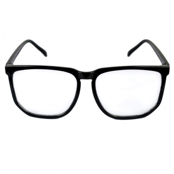 Oversized Tortoise Shell Retro Nerd Geek Black Clear Lens Plain Glasses - Oh Yours Fashion - 3