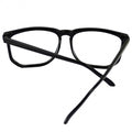 Oversized Tortoise Shell Retro Nerd Geek Black Clear Lens Plain Glasses - Oh Yours Fashion - 4