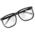 Oversized Tortoise Shell Retro Nerd Geek Black Clear Lens Plain Glasses - Oh Yours Fashion - 7