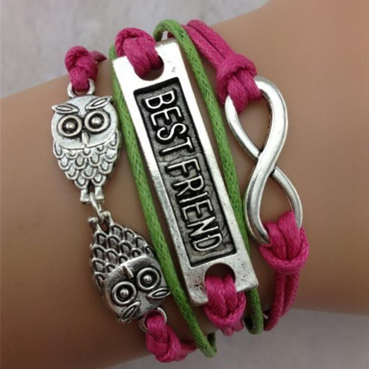 Owl Eight Multielement Colored Fashion Bracelets - Oh Yours Fashion