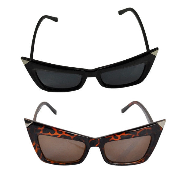 Retro Lady Cat Eyes Sunglasses Glasses Shades Vintage Style - Oh Yours Fashion - 1