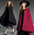 Drape Loose Asymmetric Solid Long Coat - Oh Yours Fashion - 4