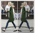 Korean Long Knit Loose Solid Color Sweater - Oh Yours Fashion - 1