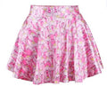 Stretch Waist Pleated Mini Skirt - OhYoursFashion - 12